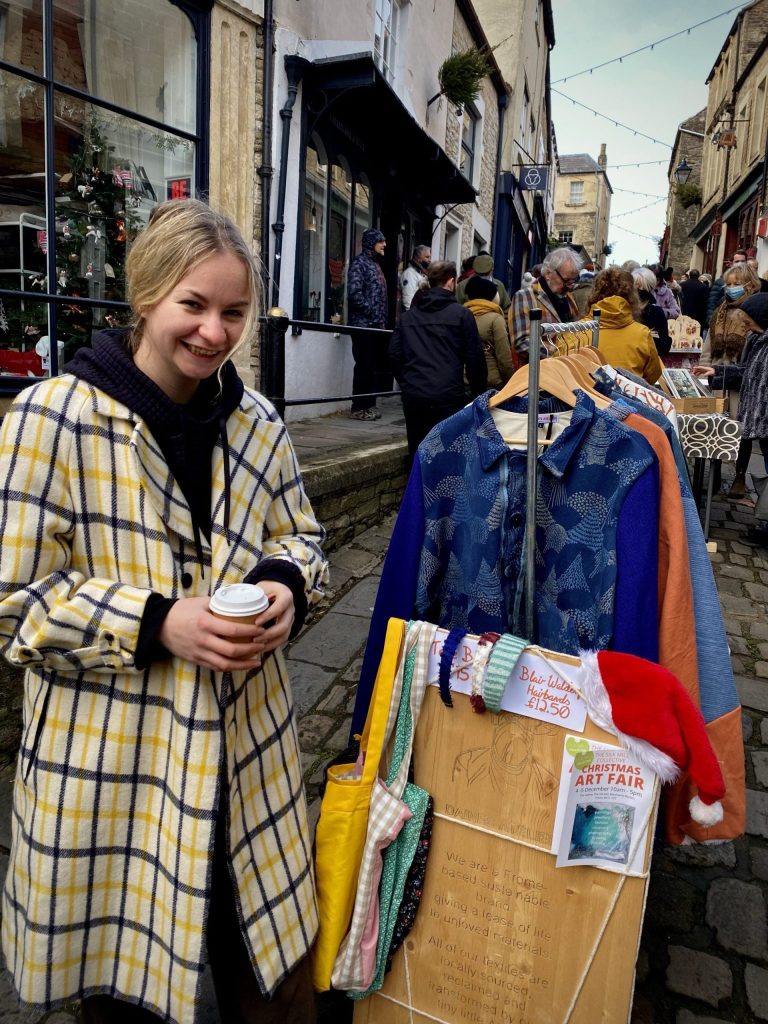Daines Atelier at The Frome Independent Christmas Market in December 2021 on Catherine Hill