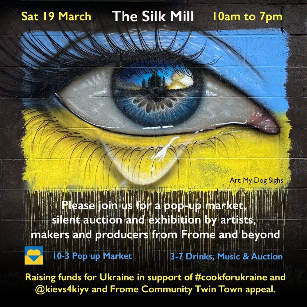 Frome fundraiser for Ukraine at the silk mill
